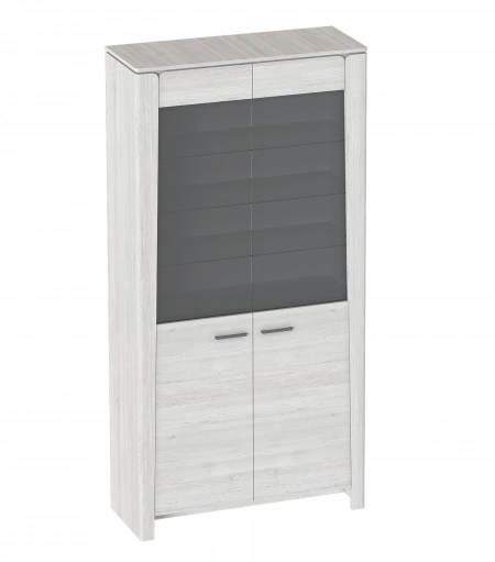 шкаф -витрина двухдверный "мальта" гостиная